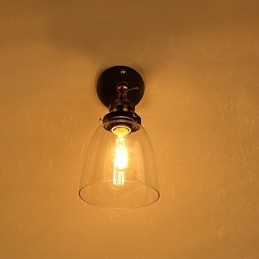 Moderne Samtids Tradisjonell Klassisk Rustikk Hytte Moderne Samtids Bronsedetaljer For Downlight Vegglampetter