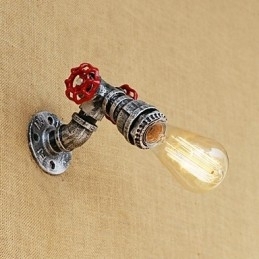 Landlig Retro-Maleri For Mini-Stil Omgivelseslys Vegglampe