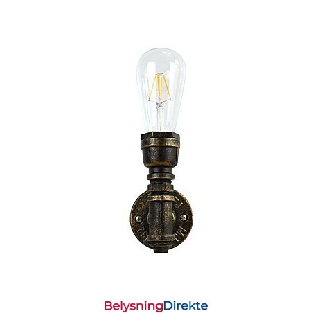 Vegglampe Vegglampe Veggjernsvegglampe Dum Black Lightsaber-Lampe På Veggen