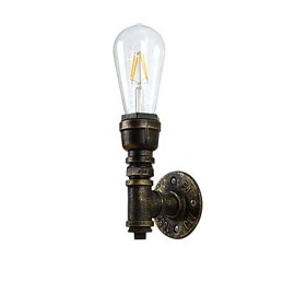 Vegglampe Vegglampe Veggjernsvegglampe Dum Black Lightsaber-Lampe På Veggen
