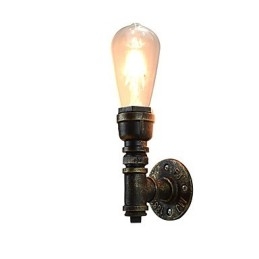 Vegglampe Vegglampe Veggjernsvegglampe Dum Black Lightsaber-Lampe På Veggen