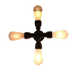 Rustikk Hytte Tradisjonell Klassisk Antikk Messing Vegglampe Vegglampe