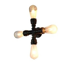 Rustikk Hytte Tradisjonell Klassisk Antikk Messing Vegglampe Vegglampe