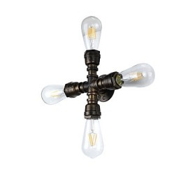 Rustikk Hytte Tradisjonell Klassisk Antikk Messing Vegglampe Vegglampe