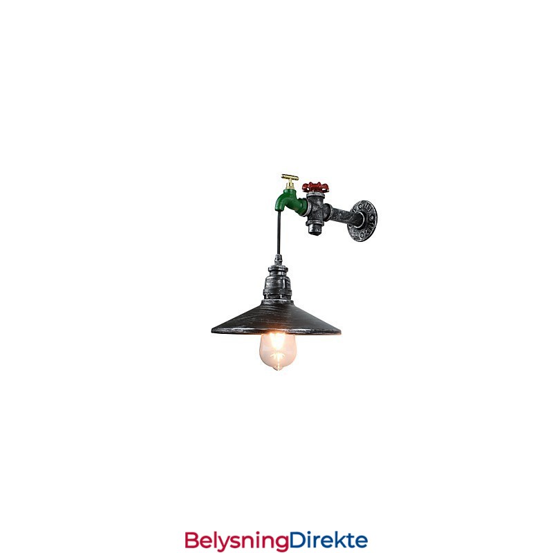 Vegglampe Vegg Rustikk Hytte Maleri Funksjon For Omgivelseslys Vegglampe Vegglampe