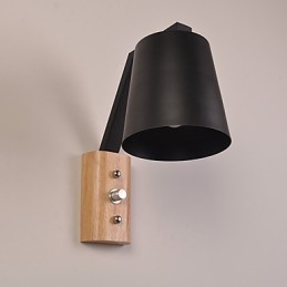 Moderne, Samtidskunst I Landlig Sort Oksidfinish For Downlight-Vegglampe