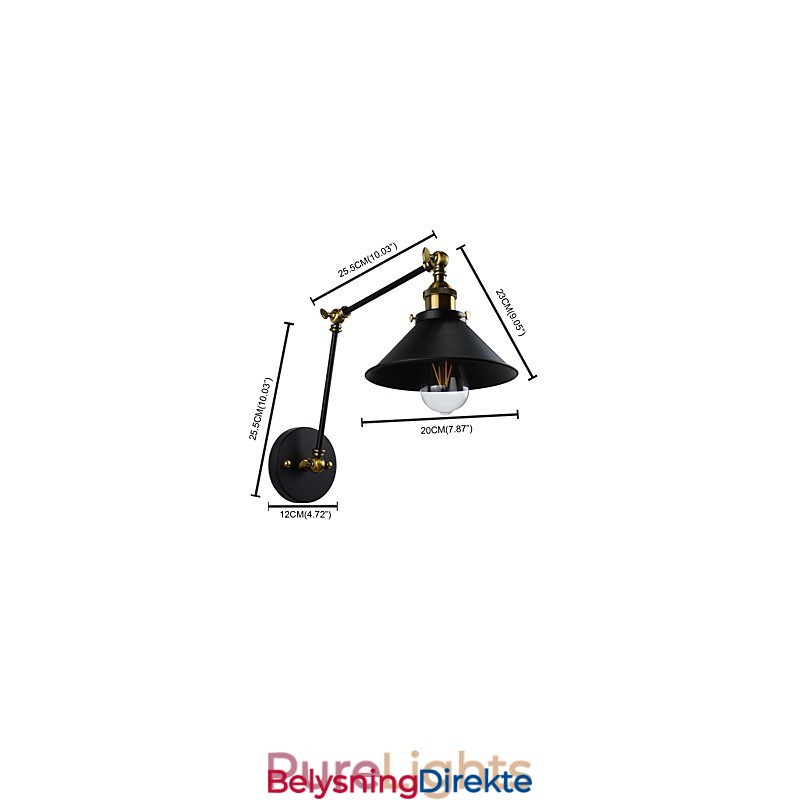Rustikk Hytte Tradisjonell Klassisk Maling Funksjon For Downlight Vegglamper Vegglampe