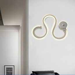 Moderne Minimalistisk Lampe Aluminiumslampe Soveromslampe Nattbordslampe Dekorasjon Designere Formet Korridorbelysning Kreativ Stuelampe