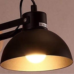Moderne, Samtidskunstnerisk Rustikk Hyttemaleri Med Downlight-Vegglampe