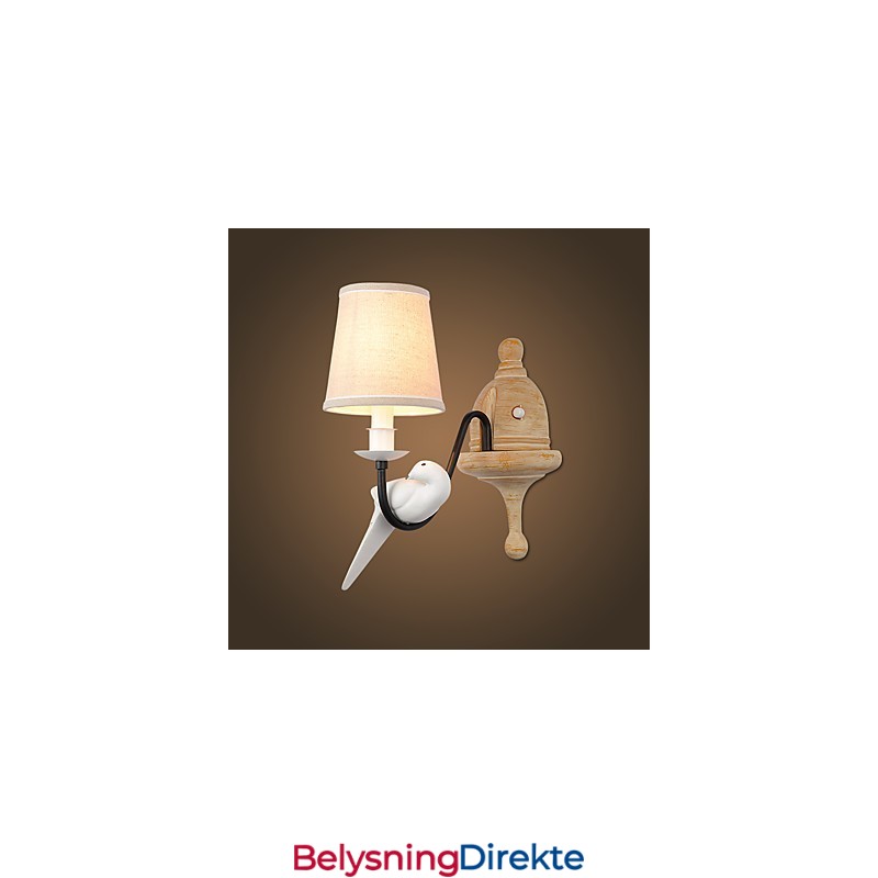 Rustikk Hytte Enkel Vintage-Maleri Omgivelseslys Vegglampe Vegglampe