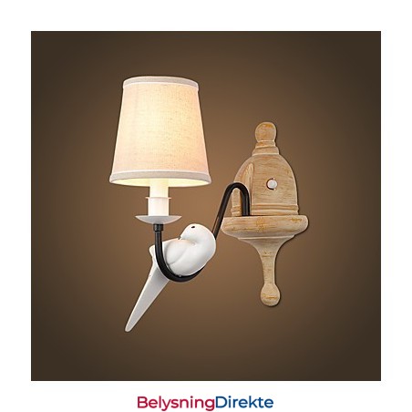 Rustikk Hytte Enkel Vintage-Maleri Omgivelseslys Vegglampe Vegglampe