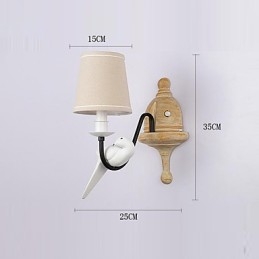 Rustikk Hytte Enkel Vintage-Maleri Omgivelseslys Vegglampe Vegglampe