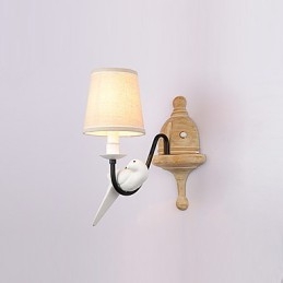 Rustikk Hytte Enkel Vintage-Maleri Omgivelseslys Vegglampe Vegglampe