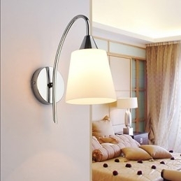 Vegglampe I Glass Vegglampe Metallbase For Vegglampe