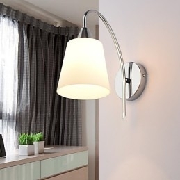 Vegglampe I Glass Vegglampe Metallbase For Vegglampe