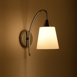 Vegglampe I Glass Vegglampe Metallbase For Vegglampe