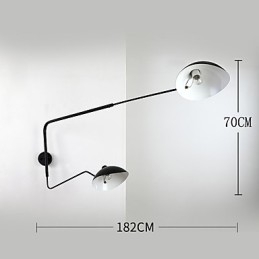 Loft Amerikansk Landlig Industriell Stil Vintage Vegglamper For Soverom Kantinerom Kafferom Og Bar Dekorer Vegglampe