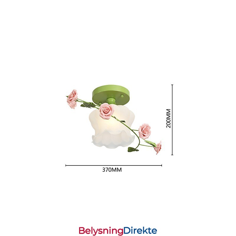 Valentinsdagen Rosehagen Blomster Og Planter Absorberer Kuppellys