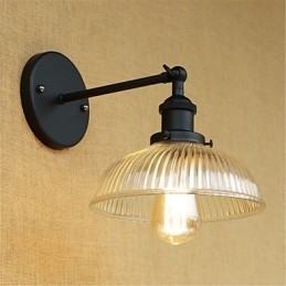 Landlig Retro-Maleri For Mini-Stil Øyebeskyttelse Omgivelseslys Vegglampetter