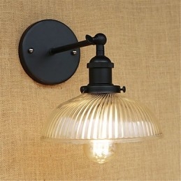 Landlig Retro-Maleri For Mini-Stil Øyebeskyttelse Omgivelseslys Vegglampetter