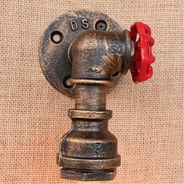 Nostalgi Enkel Vannrør Dekorativ Liten Vegglampe Vegglampe