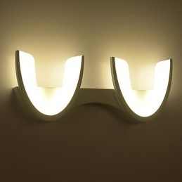 Moderne Samtidsmaleri For Omgivelseslys Vegglampe Med Vegglampe