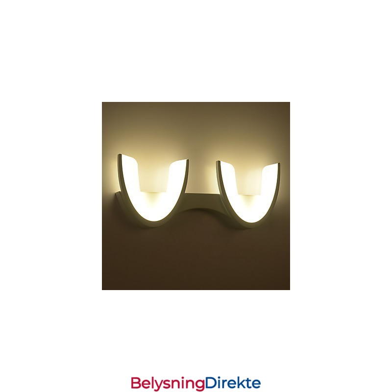 Moderne Samtidsmaleri For Omgivelseslys Vegglampe Med Vegglampe