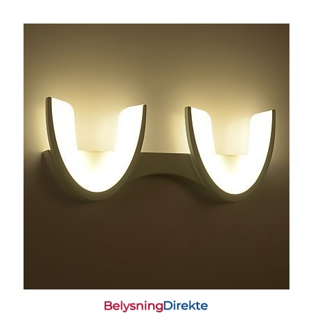 Moderne Samtidsmaleri For Omgivelseslys Vegglampe Med Vegglampe