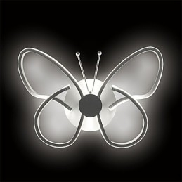 Moderne Vegglamper Sommerfuglform Kreativ Metall Akryl Stue Gang Soverom Hotellrom Nattbordslampe
