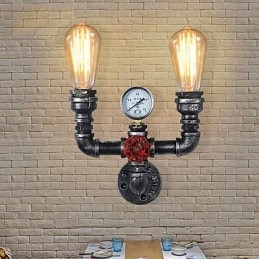 2 Hoder Vintage Industrielle Metallvegglamper Restaurant Kafé Bar Dekorasjonsbelysning