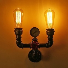 2 Hoder Vintage Industrielle Metallvegglamper Restaurant Kafé Bar Dekorasjonsbelysning