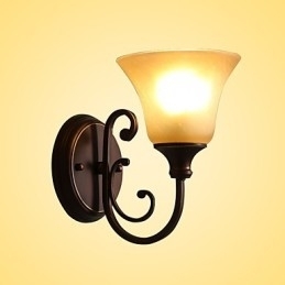 Moderne, Samtidskunstnerisk Svart Oksidfinish For Mini-Stil Svingarm, Opplyst Vegglampe