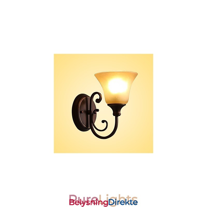 Moderne, Samtidskunstnerisk Svart Oksidfinish For Mini-Stil Svingarm, Opplyst Vegglampe