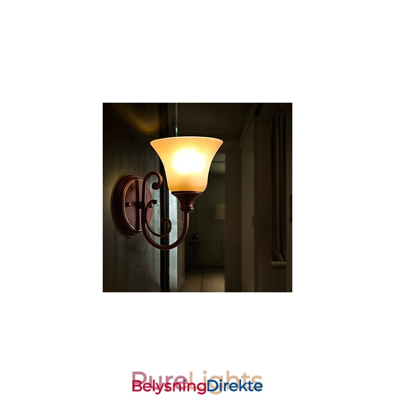 Moderne, Samtidskunstnerisk Svart Oksidfinish For Mini-Stil Svingarm, Opplyst Vegglampe