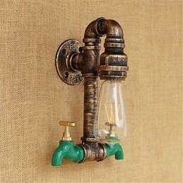 Landlig Retro-Maleri For Mini-Stil Omgivelseslys Vegglampe