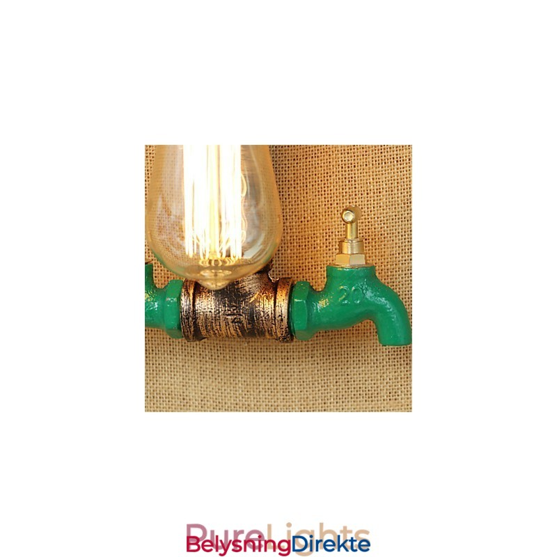 Landlig Retro-Maleri For Mini-Stil Omgivelseslys Vegglampe