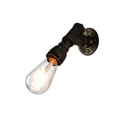 Vegglampe Vegglampe Veggjernsvegglampe Dum Black Lightsaber-Lampe På Veggen