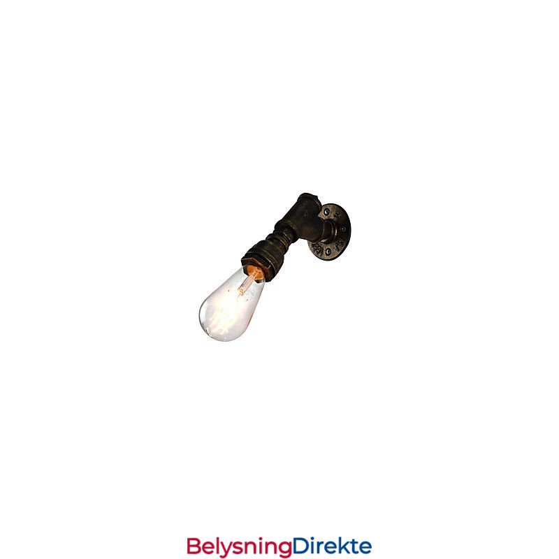 Vegglampe Vegglampe Veggjernsvegglampe Dum Black Lightsaber-Lampe På Veggen