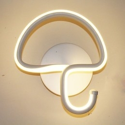 Moderne Minimalistisk Lampe Soverom Nattbordslampe Korridorer Hotellprosjektbelysning Aluminiums Sirkulær Vegglampe