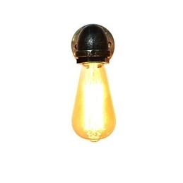 Rustikk Hytte Tradisjonell Klassisk Antikk Messingfunksjon For Omgivelseslys Vegglampe Vegglampe