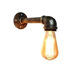 Rustikk Hytte Tradisjonell Klassisk Antikk Messingfunksjon For Omgivelseslys Vegglampe Vegglampe