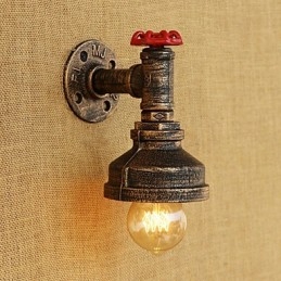 Landlig Retro-Maleri For Omgivelseslys Vegglampe