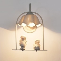Moderne Samtidsmaleri Funksjon For Øyebeskyttelse Omgivelseslys Vegglampe Vegglampe