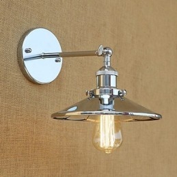 Rustikk Lodge Country Retro Galvanisert Funksjon For Mini-Stil Omgivende Lys Vegglampetter