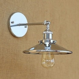 Rustikk Lodge Country Retro Galvanisert Funksjon For Mini-Stil Omgivende Lys Vegglampetter