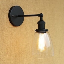 Landlig Retro-Maleri For Mini-Stil Øyebeskyttelse Omgivelseslys Vegglampetter
