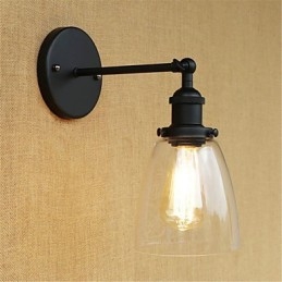 Landlig Retro-Maleri For Mini-Stil Øyebeskyttelse Omgivelseslys Vegglampetter