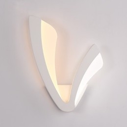 Moderne Vegglamper Enkel Stil Akrylbelysning Stue Gang Soverom Hotellrom Nattbordslampe