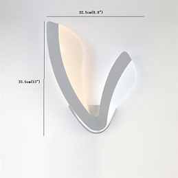 Moderne Vegglamper Enkel Stil Akrylbelysning Stue Gang Soverom Hotellrom Nattbordslampe