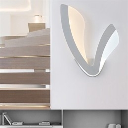 Moderne Vegglamper Enkel Stil Akrylbelysning Stue Gang Soverom Hotellrom Nattbordslampe